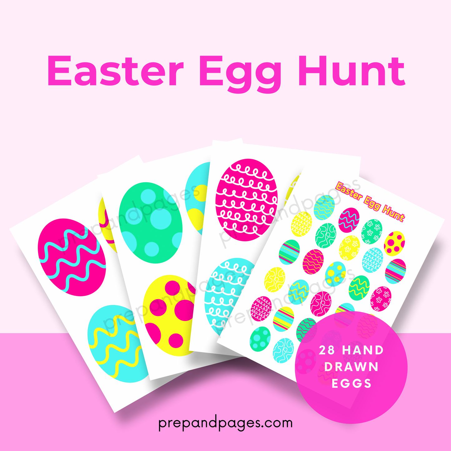 Easter Egg Hunt - Printable Easter Egg Scavenger Hunt